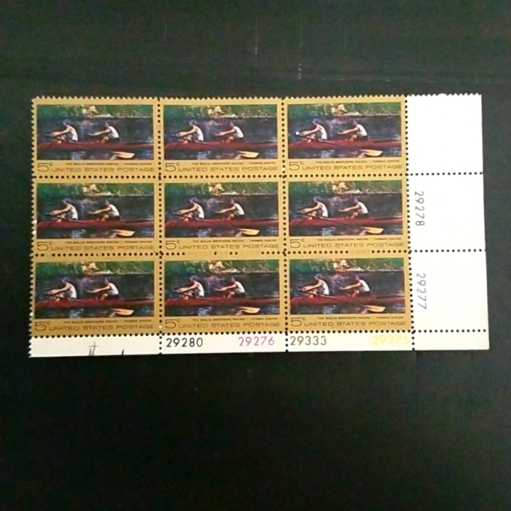 Biglin brothers postage stamps